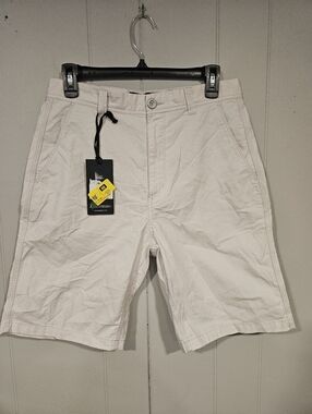 RODD & GUNN Size 30 Off White Shorts Cotton Spandex Stretch Flap Pockets NWT